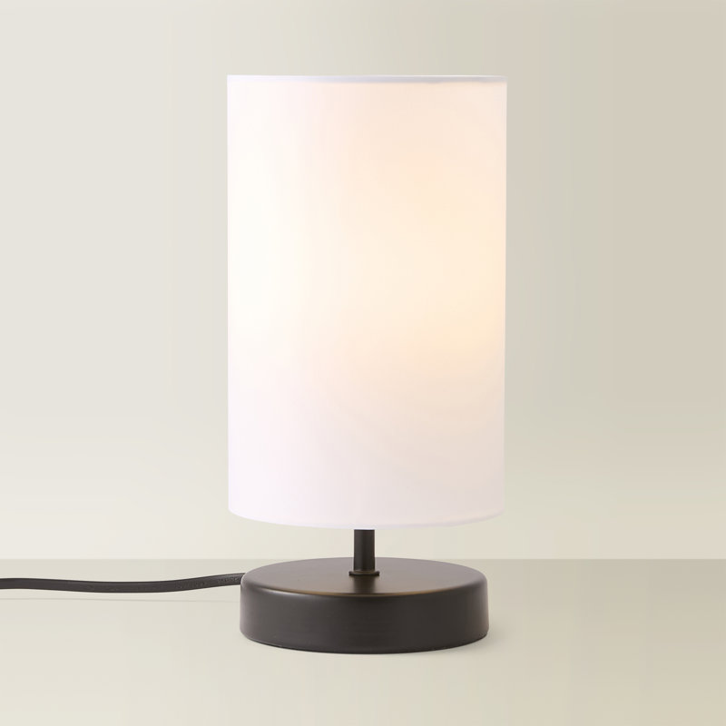 Romica Metal Table Lamp, No, White, Matt Black