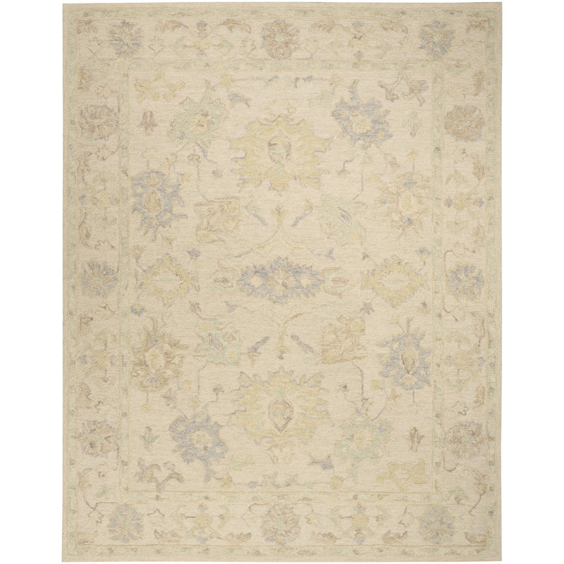Tapis ivoire Farber, Rectangle 7 pi 9 po x 9 pi 9 po