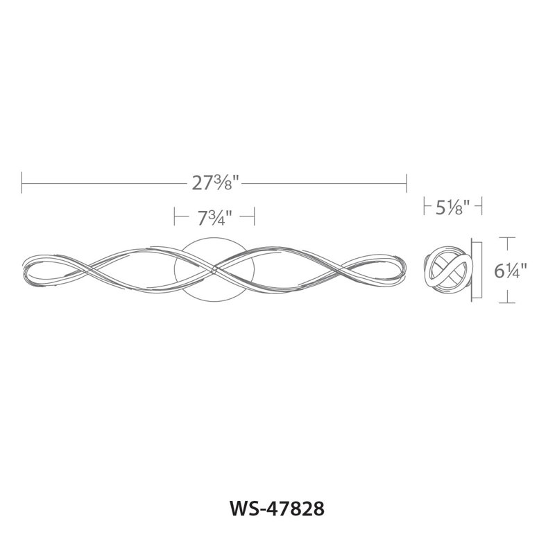 Interlace 1 - Light LED Vanity Light