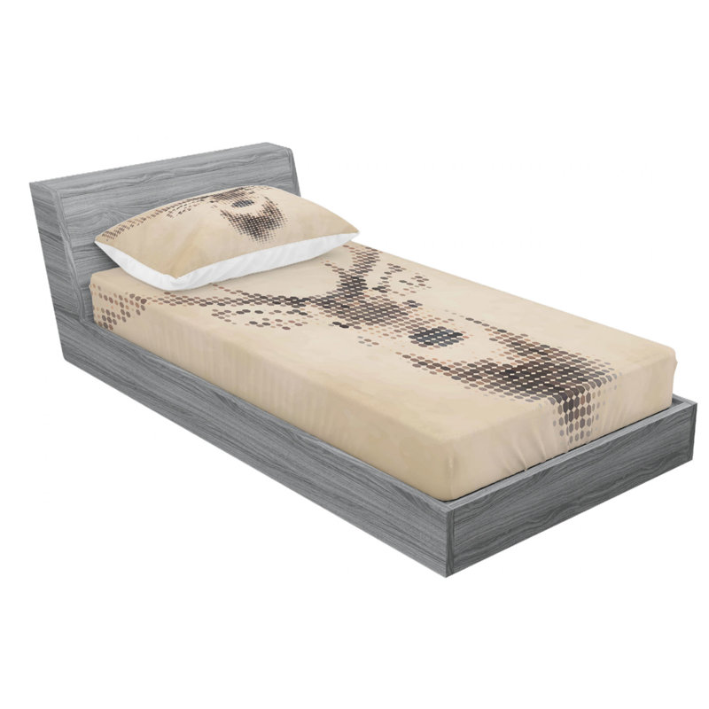 Microfiber Sheet Set, Twin Sheet Set with Fitted Sheet