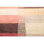 Tapis unique en laine noué à la main beige / brun / rouge nouvel âge Kashkoli 6 pi 7 po x 9 pi 8 po