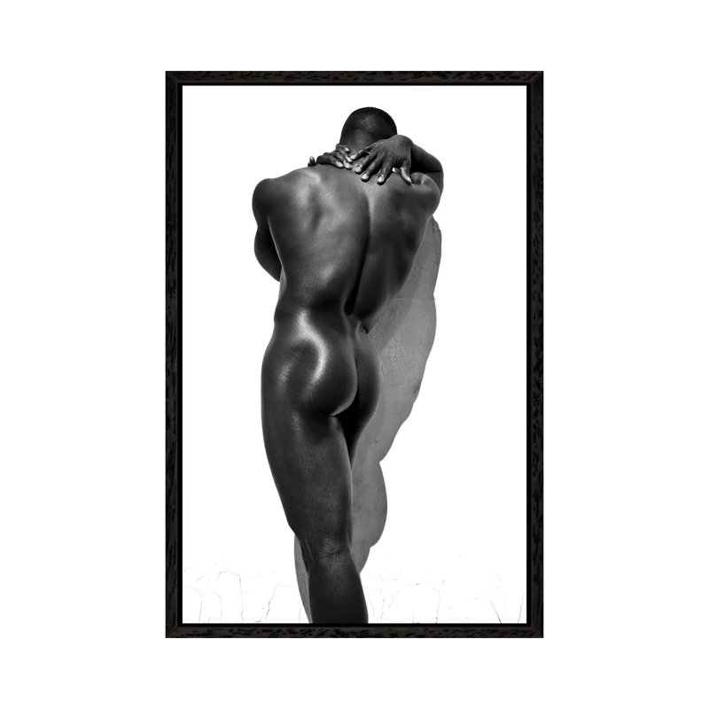 Brandens Back by Gregory Prescott - Floater Frame Rectangle Print on Canvas, Black Framed, 101.6 cm H x 66.04 cm W