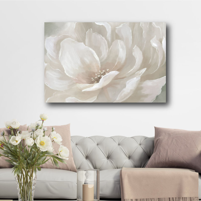 " Peach Perfect " Painting Print, 24" H x 36" W x 1.5" D