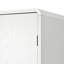 Tall Farmhouse Kitchen Pantry Cabinet with 8 Door Shelves, Curved Design, 3 Adjustable Shelves, and Hidden Drawer for Versatile Storage