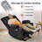 Power Recliner Lift Chair with Heat and Vibration Massage, Faux Leather-2067706748