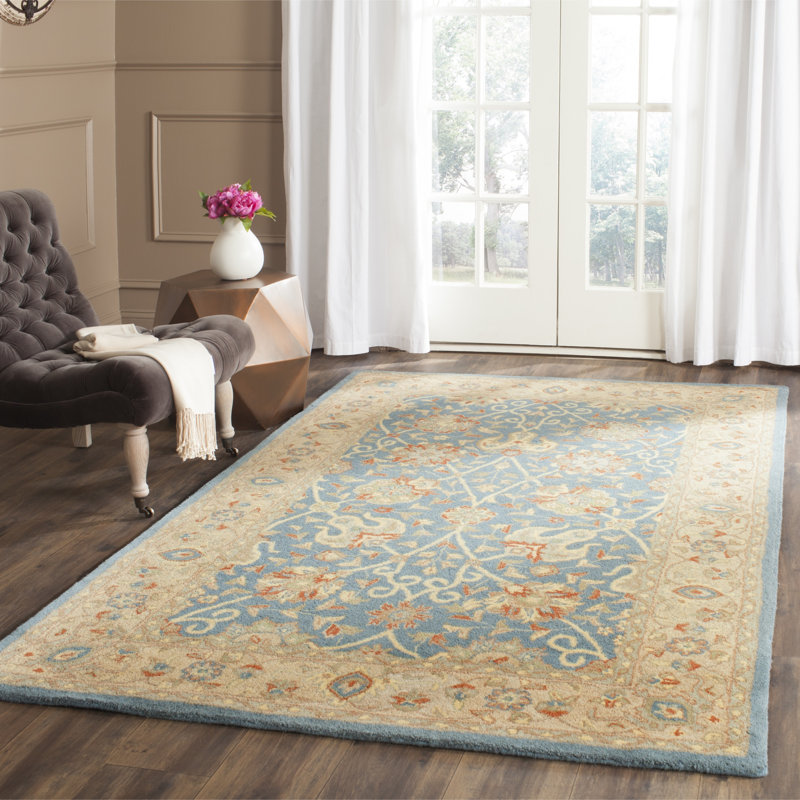 Tapis oriental en laine touffeté à la main Dunbar, Rectangle 9 pi 6 po x 13 pi 6 po
