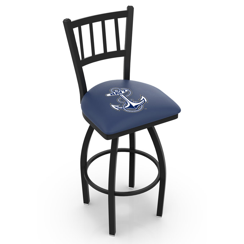 Tabouret de comptoir pivotant de 25 po NCAA, 30 po de hauteur, US Naval Academy