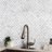 Carrara White Weave 12 in. x 12 in. Polished Marble Mosaic Floor and Wall Tile Tile