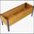 Wood Rectangular Garden Planter Box