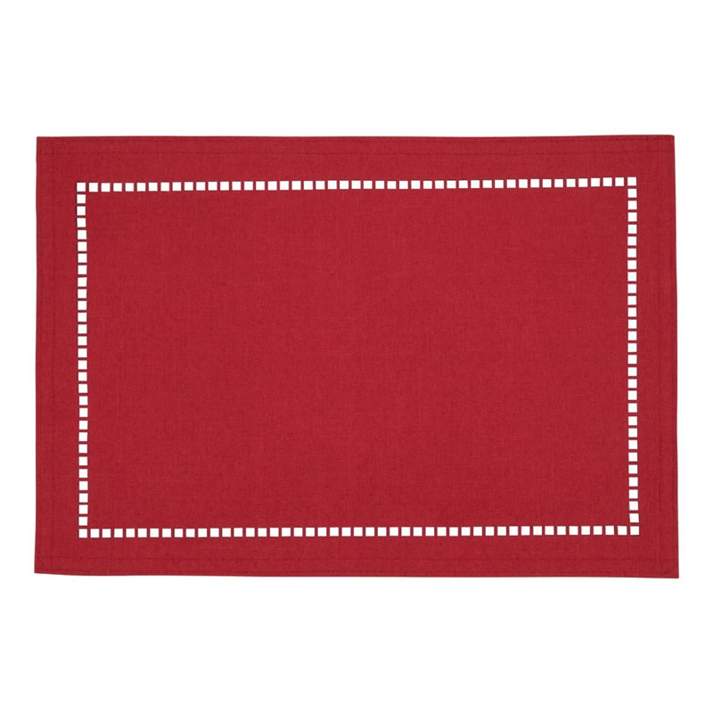 Napperon Leiker, Rouge