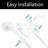 2-IN-1 Shower Head With 7.2" Rainfall Shower & Handheld Shower Head-120076932
