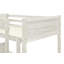 Lit superposé simple en bois massif avec tête de lit à panneau cannelé Appolon-471550622