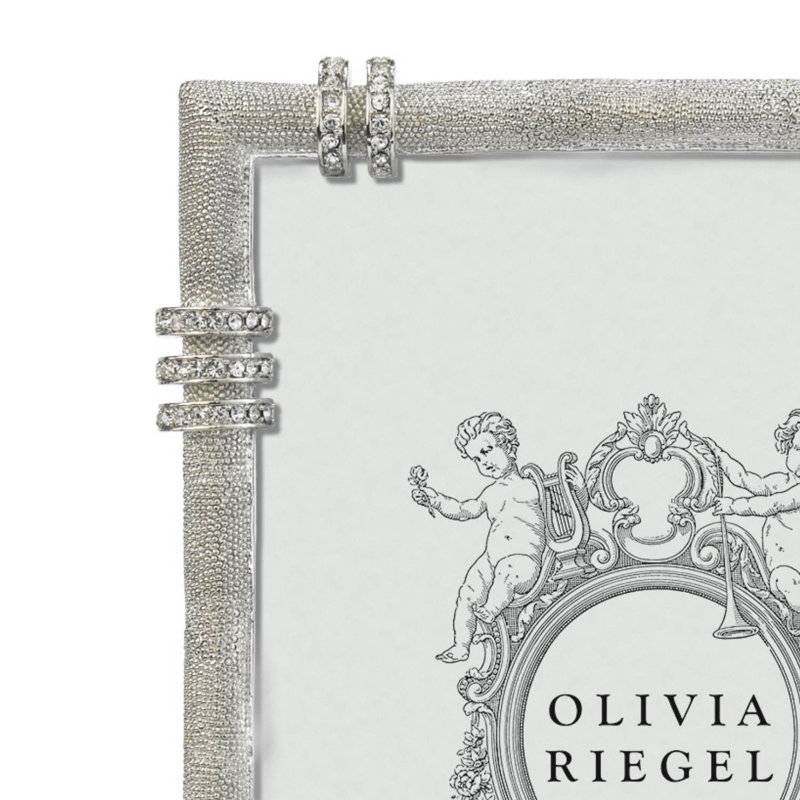 Cassini Metal Picture Frame, Silver, 5" x 7"