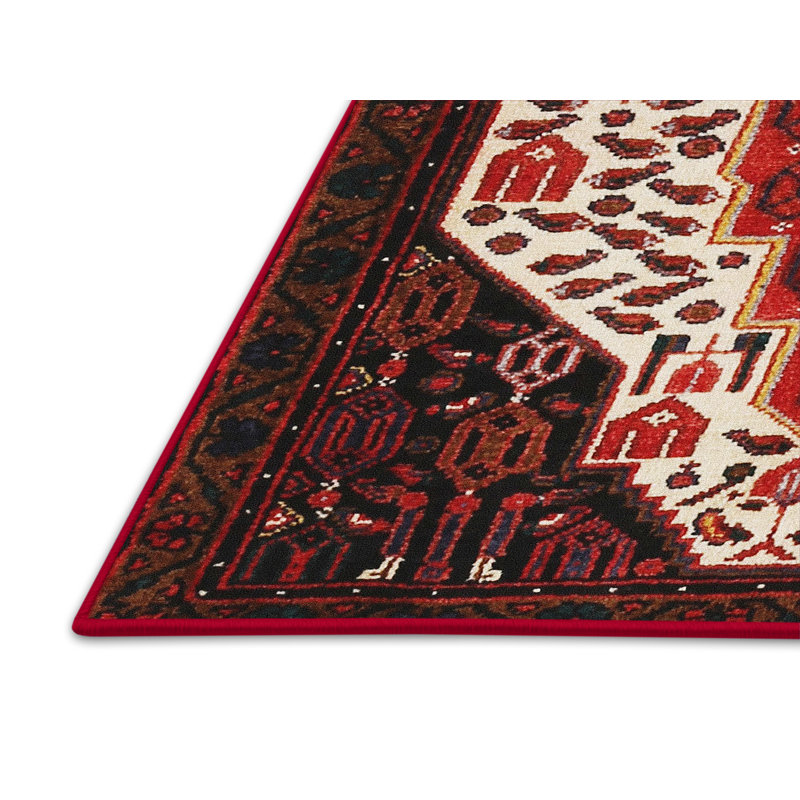Tapis rouge à motif sud-ouest, Rectangle 5 pi x 7 pi