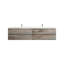 Ensemble de meuble-lavabo double mural 84 po Dameion-1752464780