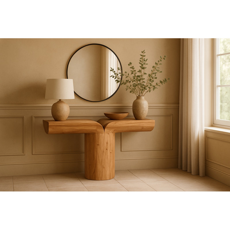 Console Holcman 48, Chêne / chêne naturel