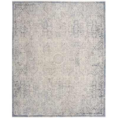 Altair 7'10" x 10'2" Grey Blue Vintage Indoor Rug