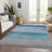 Machine Washable Indoor/Outdoor Christain ACN1252 Sky Rug-109531679