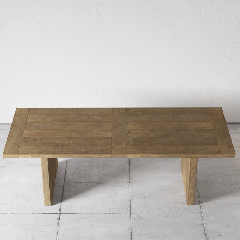 Table de salle à manger Marirose, H 31 po x L 96 po x l 40 po, Brun