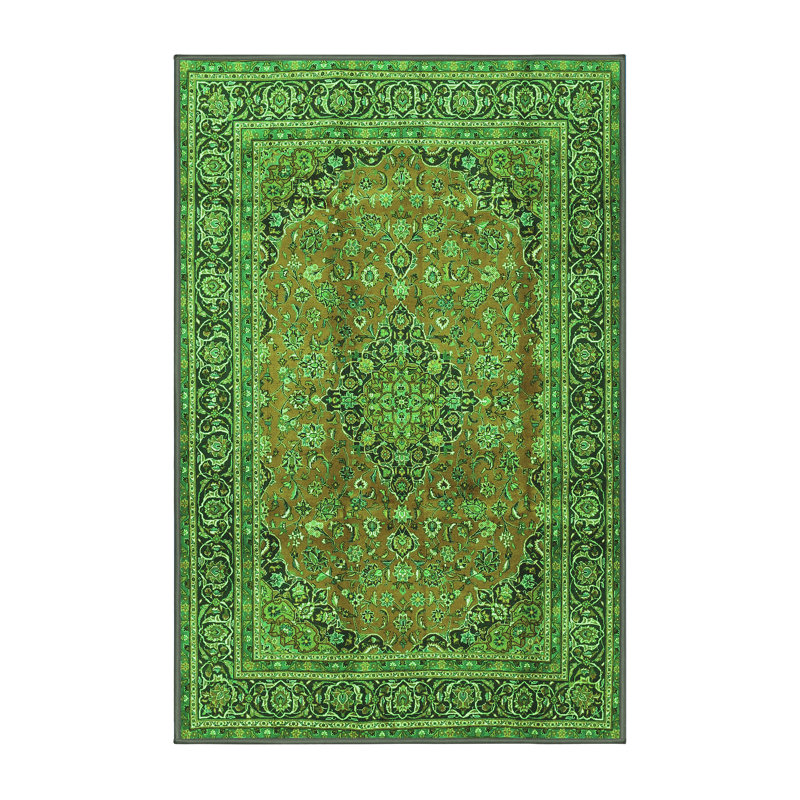 Washable Oriental Indoor Rug, Rectangle 5' x 8'