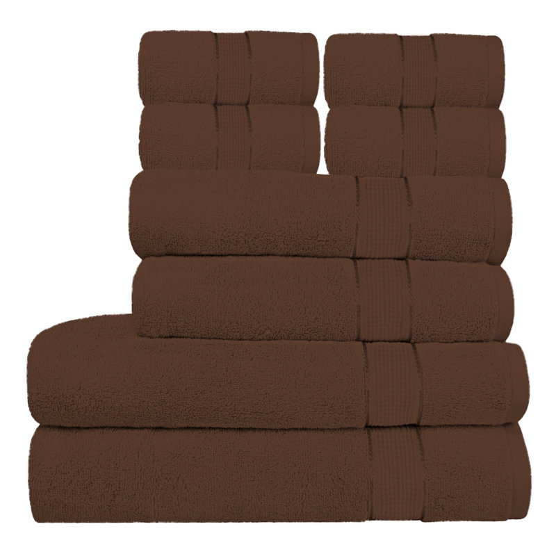 Ensemble de 8 pièces pour chambre d'amis Cyler, Brun