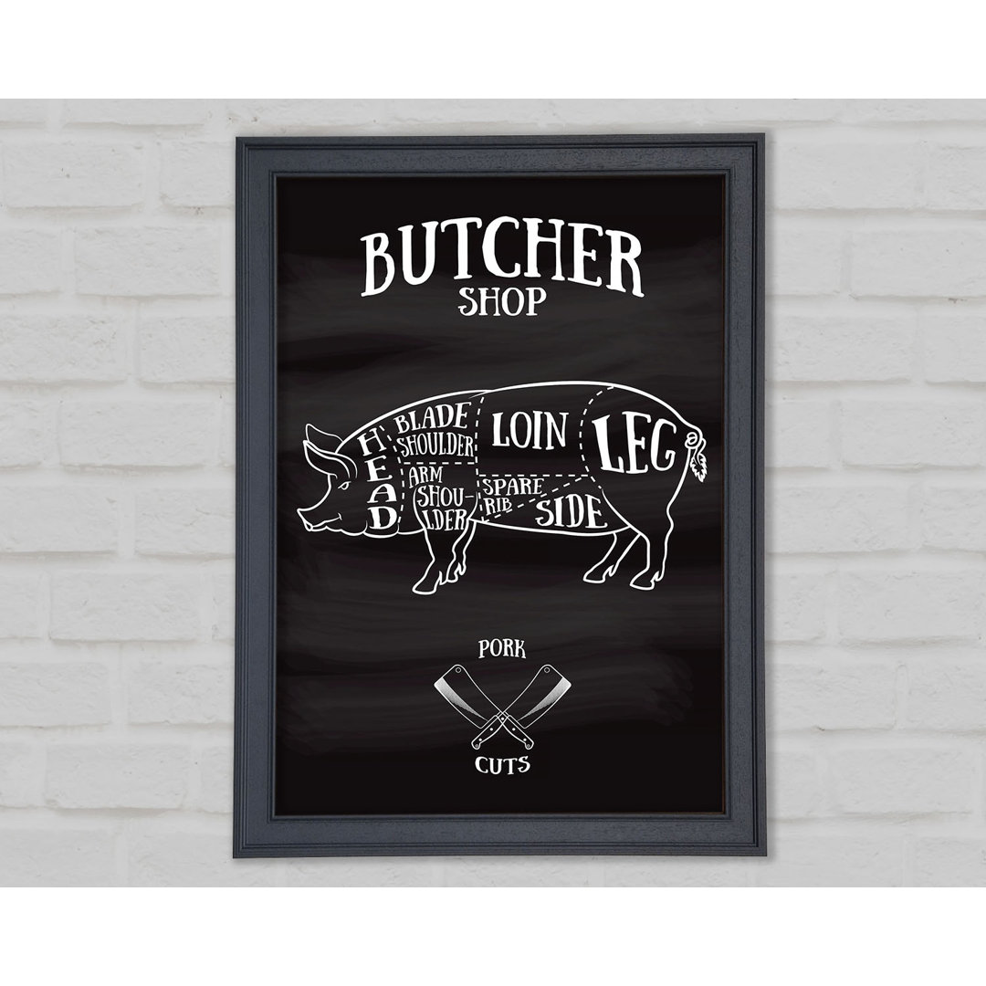 Butchers Selection 3 Gerahmter Druck Wandkunst