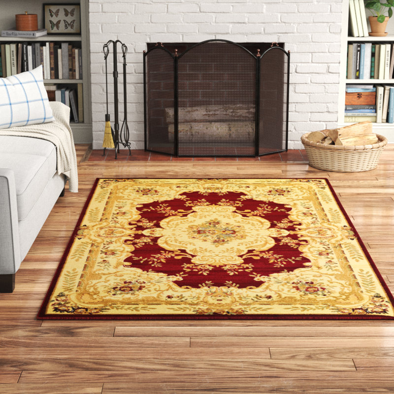 Aracelia Oriental Indoor Rug, Rectangle 10' x 13'1", Red