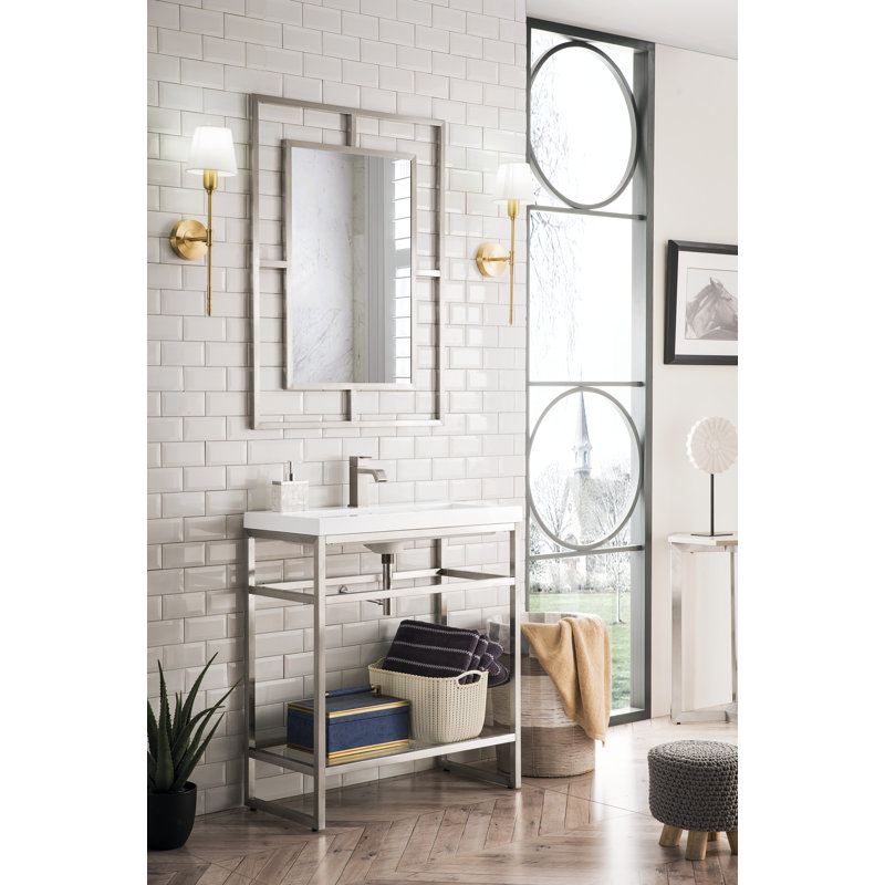 Boston 31.5'' W Single Vanity, Brushed Nickel
