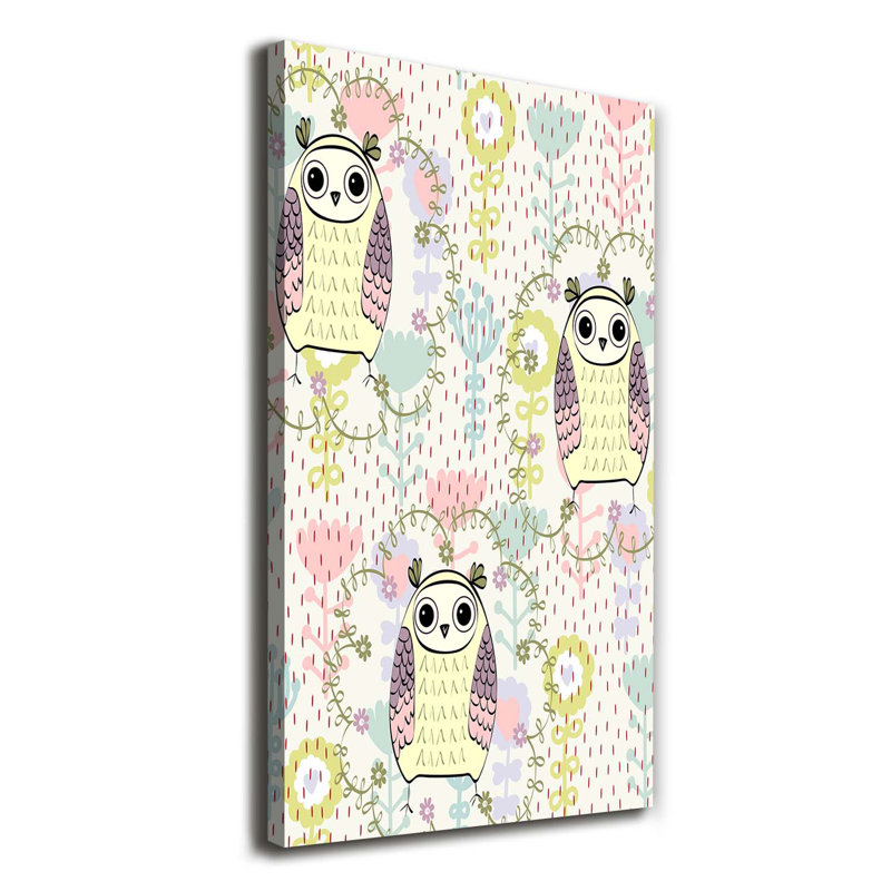 Owls - Wrapped Canvas Print