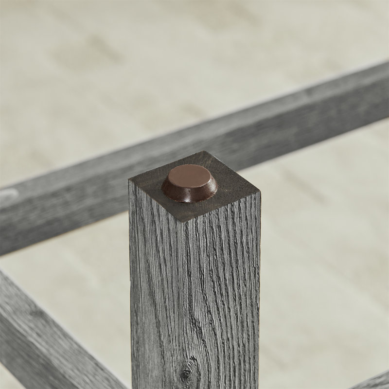 Ensemble de table de bar 4 pièces avec tabourets et prises de courant Miles, Gris