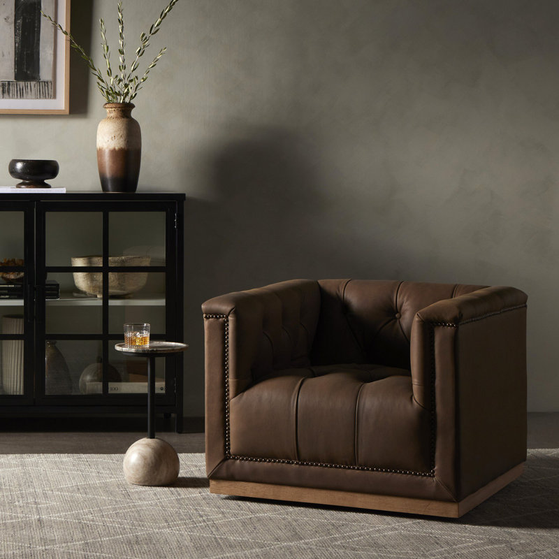 Maxx Swivel Chair, Sapphire Birch