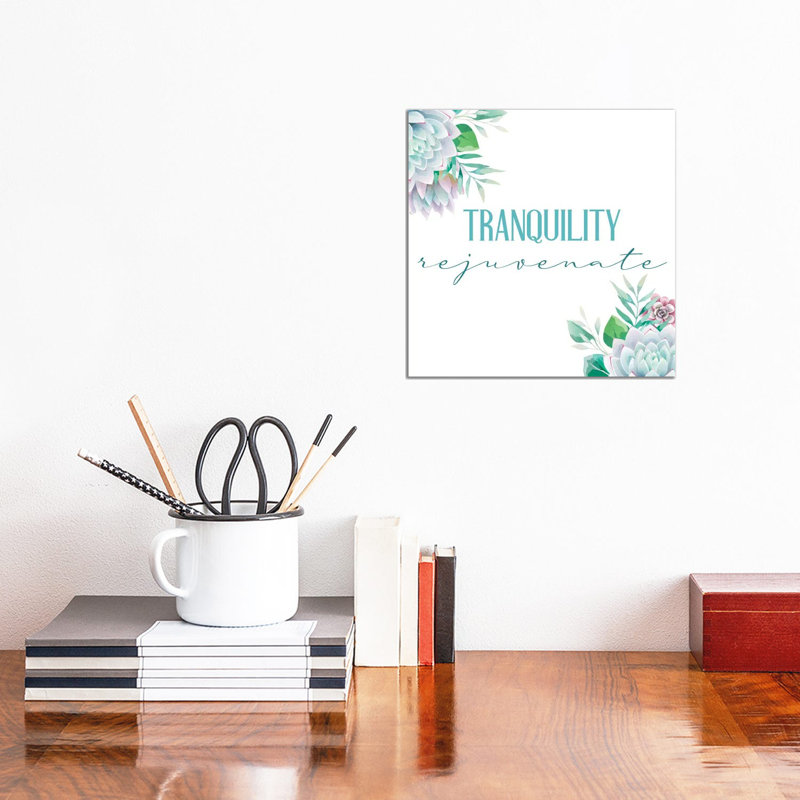 Relax Recharge V by Kimberly Allen - Wrapped Canvas Print, 30.48 cm H x 30.48 cm W