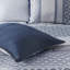 7 Piece Jacquard Comforter Set Navy