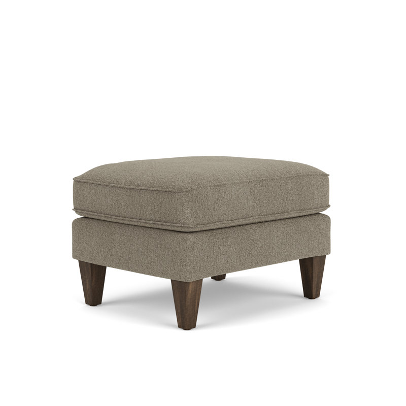 Square Ottoman, Dove 100% Polyester