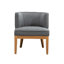 Abbeville Upholstered Herringbone Barrel Chair-1922659842