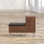 Faux Leather Upholstered Storage Bench