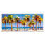 «Plusieurs palmiers sur la plage», estampe numérique, design par Petal Prints Design-130752805-130752807
