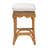 Muy Boho 24"H Rattan Counter Stool-105489352