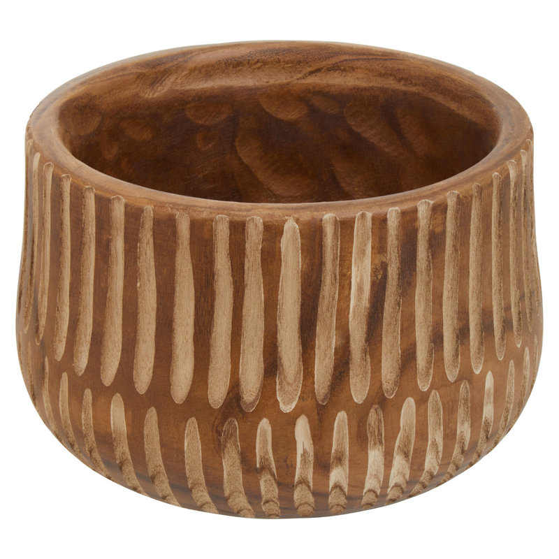 Issa Handmade Wood Cachepot
