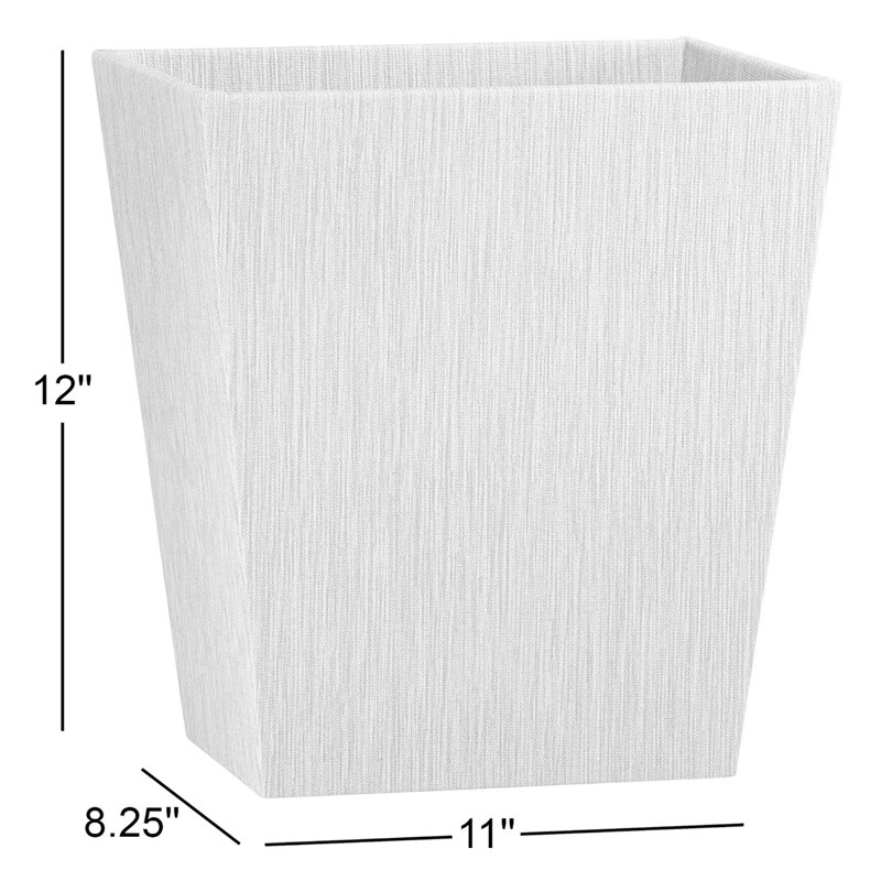 Reed 3 Gallons Waste Bin, Ivory