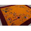 Tapis multicolore touffeté à la main à motif floral art oriental chinois-1835849830