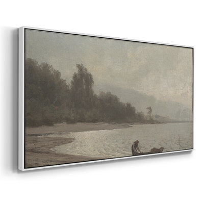 Série paysage - MLVII - Toile tendue avec châssis encadré - Prêt à être accroché