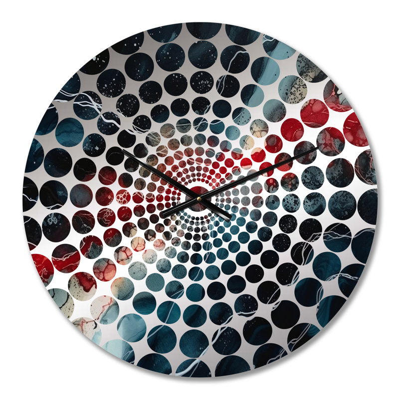 Guri - Horloge murale géométrique abstraite, Petit