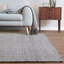 Aaron Jute Flatweave Black / White Rug-14462614