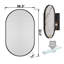 20X34 Inch Oval Recessed Medicine Cabinet-1729675859