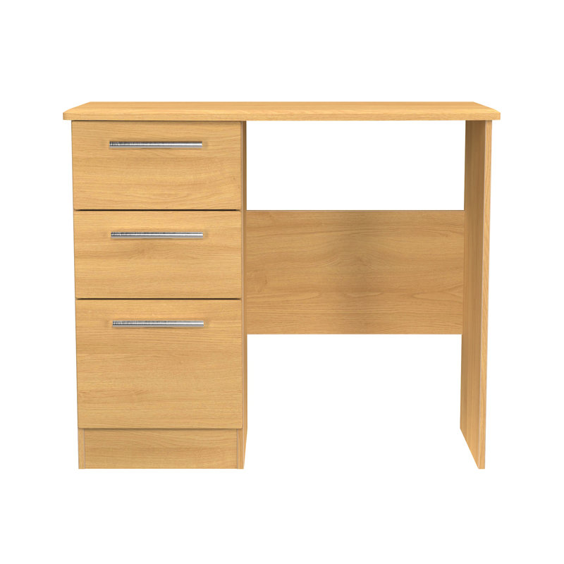 Borgeson Dressing Table, Modern Oak