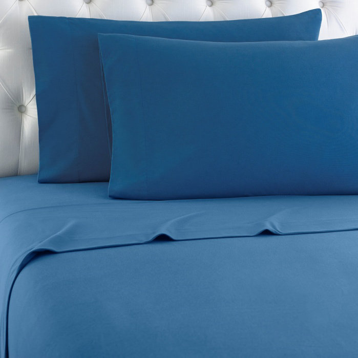 Ivory Twin Micro Flannel Sheet Set with Pillowcase
