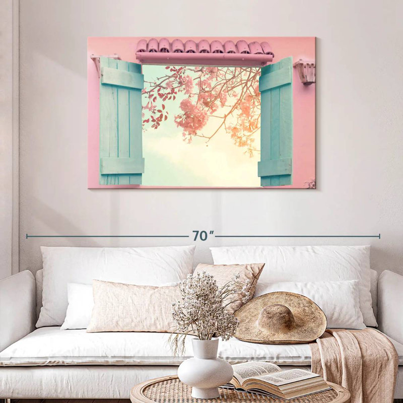 Lilie Sakura Window View, 30" H x 45" W
