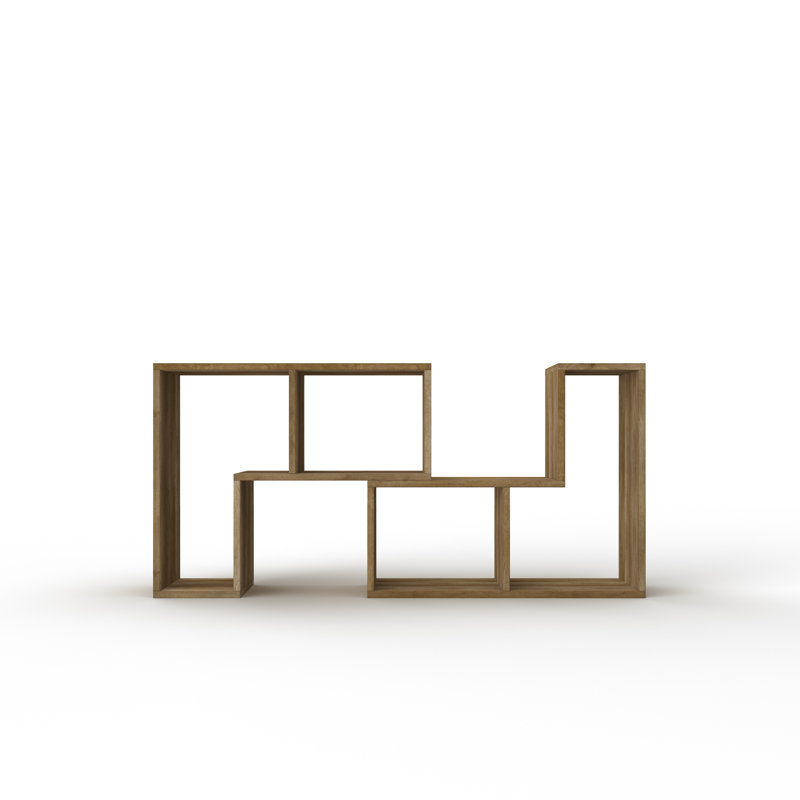 Breaghannon 90cm H x 76cm W Bookcase, Oak