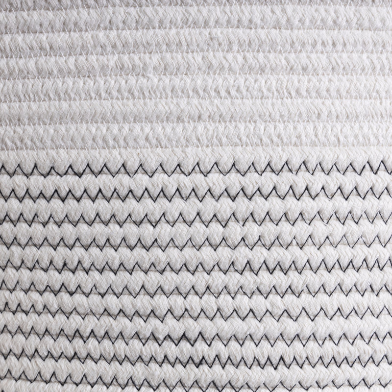 Panier à linge, Blanc / noir